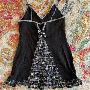 NWOT Victoria’s Secret plaid ruffle nightie slip